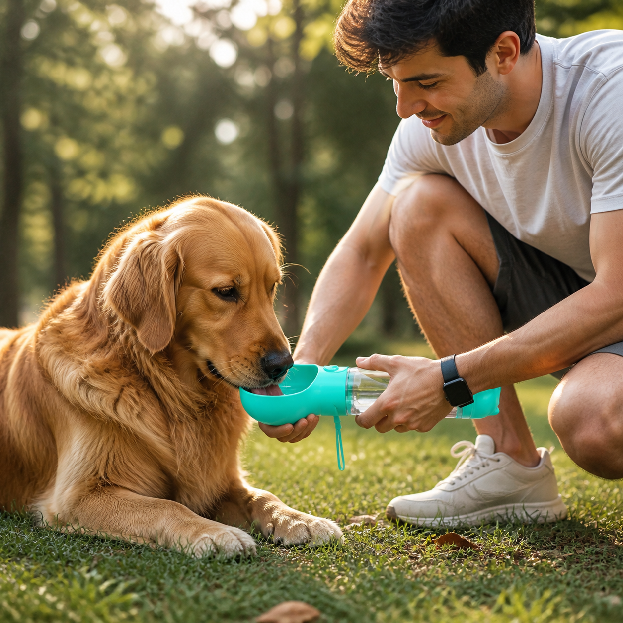 PawHydrate Pro – 3-in-1 Portable Water Bottle for Pets