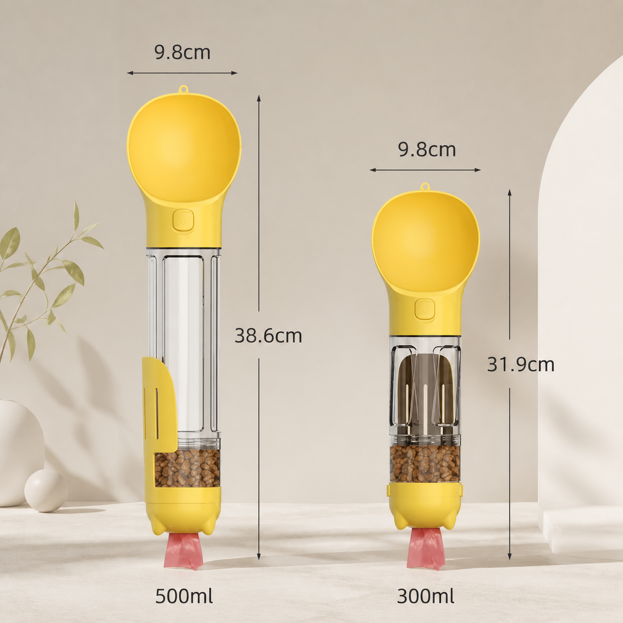 PawHydrate Pro – 3-in-1 Portable Water Bottle for Pets