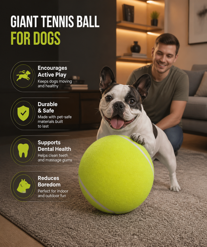 Giant Tennis Ball For Dogs
