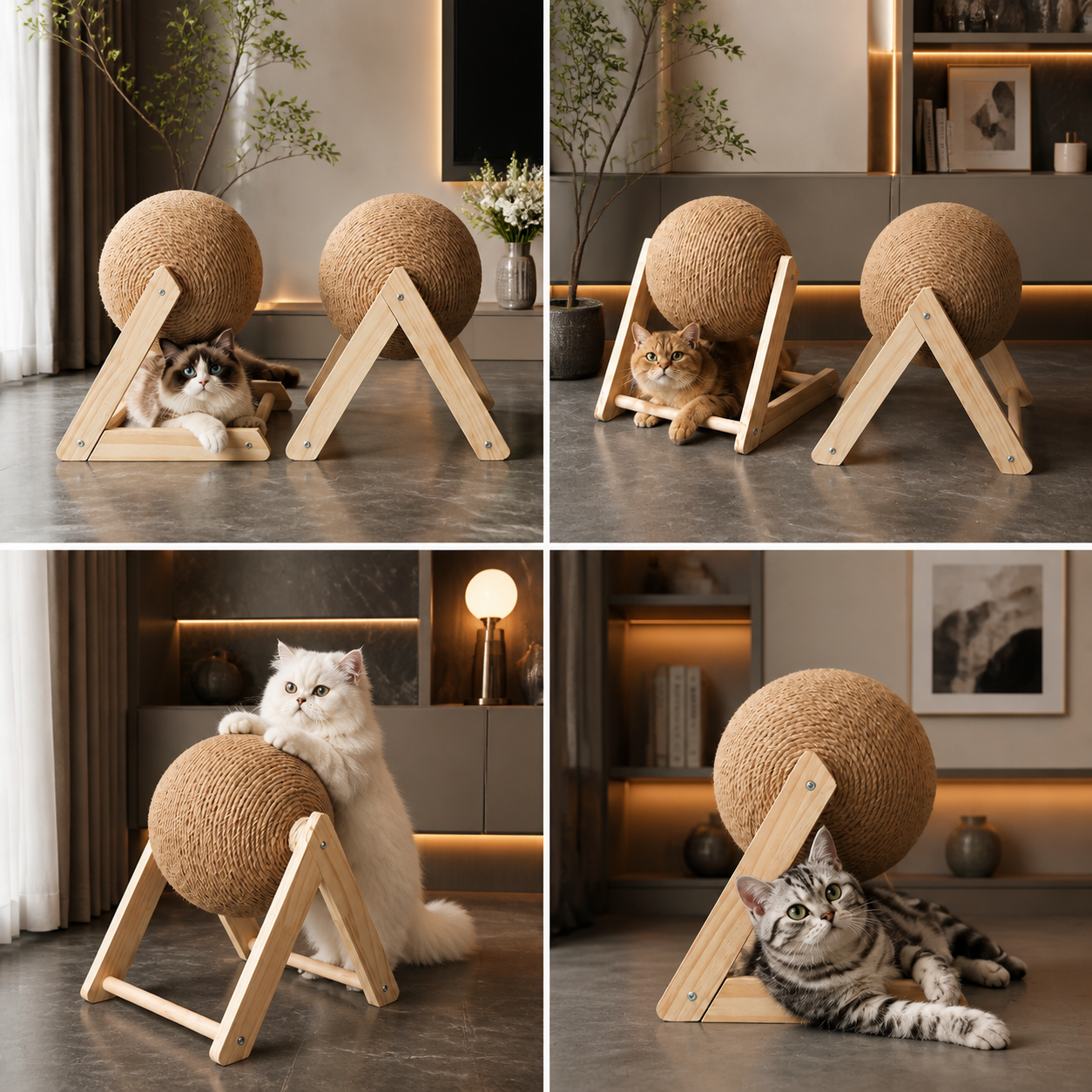 Cat Scratching Ball made of Sisal