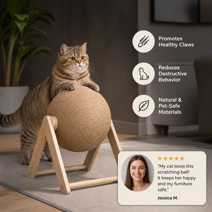 Cat Scratching Ball made of Sisal