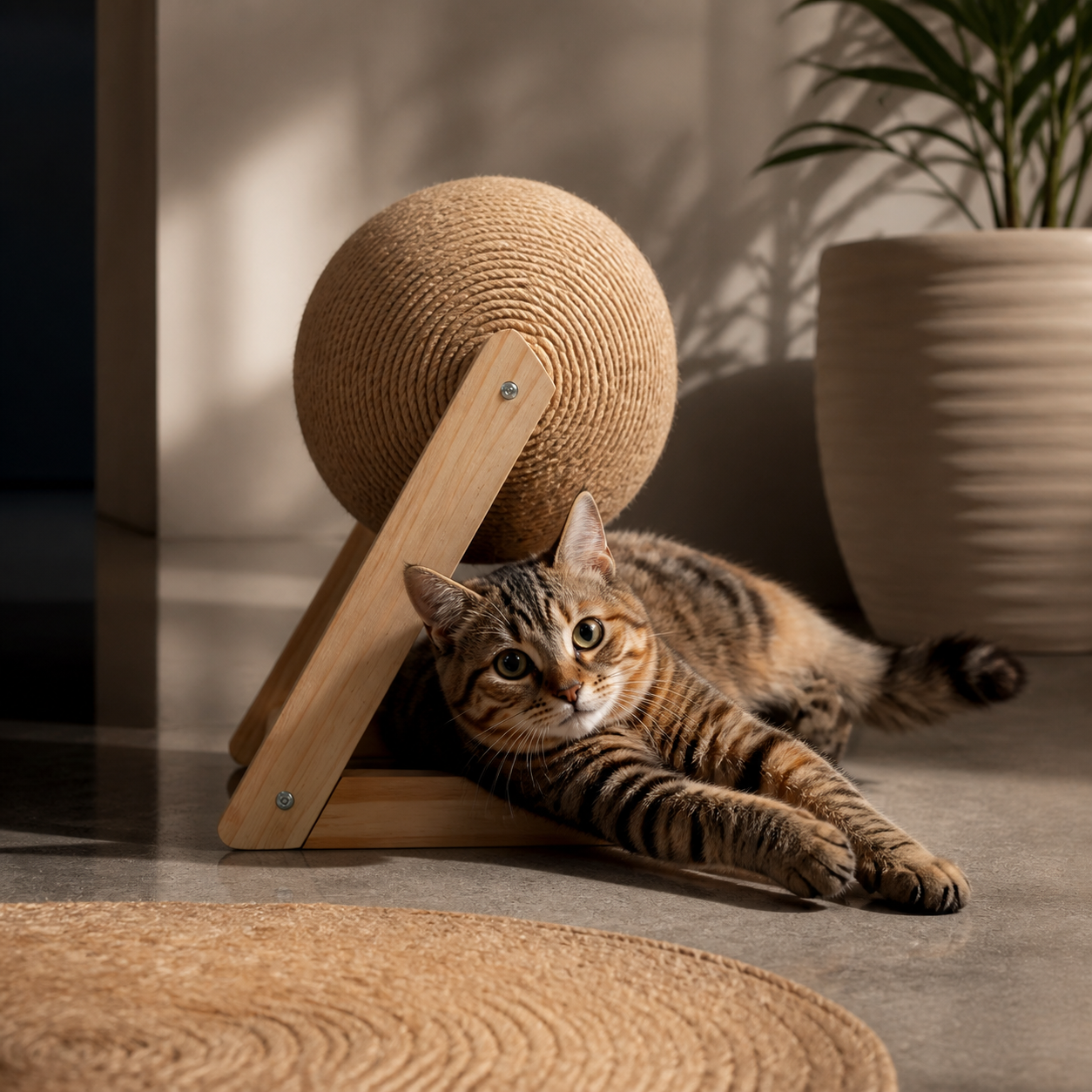 Cat Scratching Ball made of Sisal