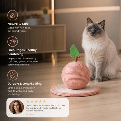 Cat Scratch Orange made of Sisal