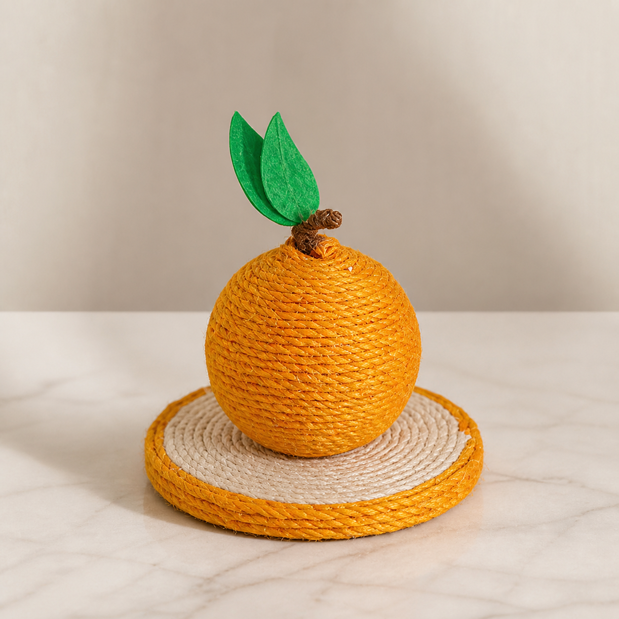 Cat Scratch Orange made of Sisal