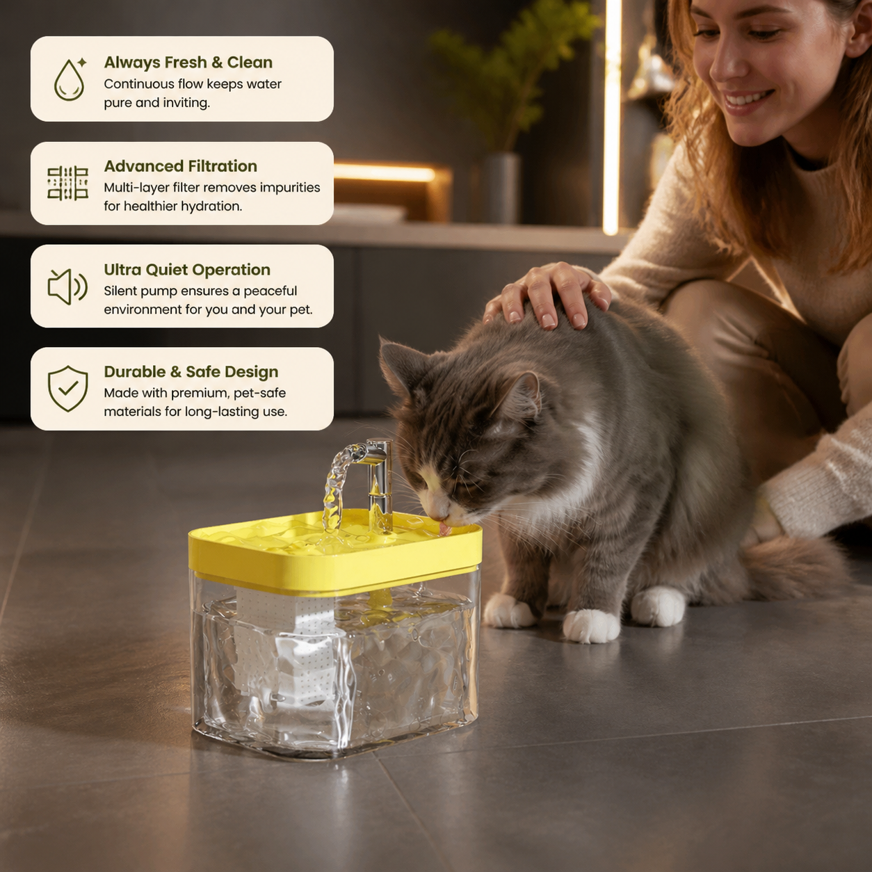 Pet Water Dispenser for Clean and Fresh Water