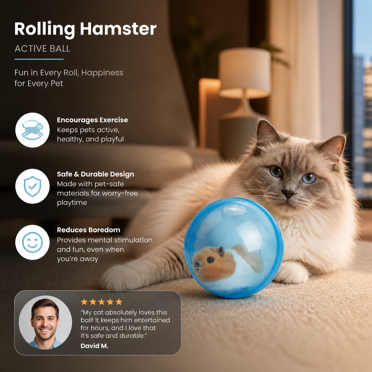 Rolling Hamster - Active Ball
