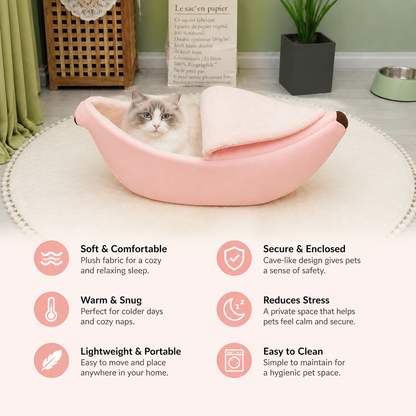 Banana Cat Bed