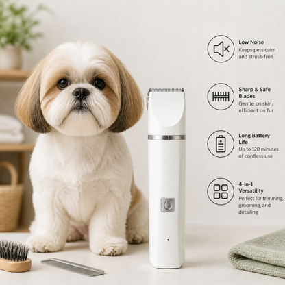 4-in-1 Pro Dog Clippers