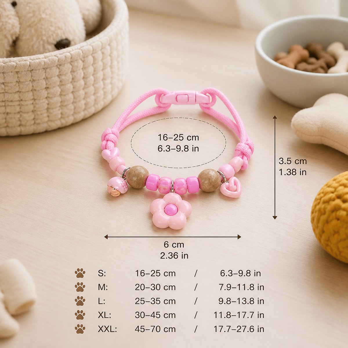 Cute Collar with Insect Repellent for Dogs