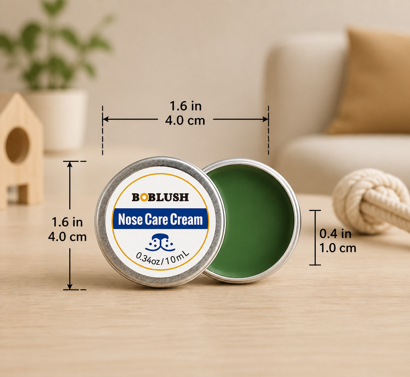 Care and protection cream for dog snouts