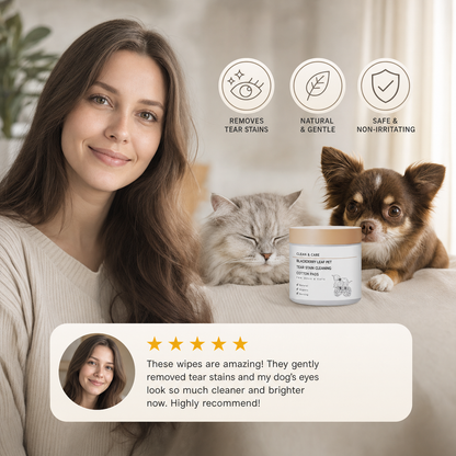 Pet Eye Wipes for Clean and Bright Eyes
