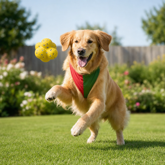 Durable bouncing ball for dogs to relieve stress in Dog Colours