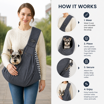 Cotton Comfortable Dog Bag