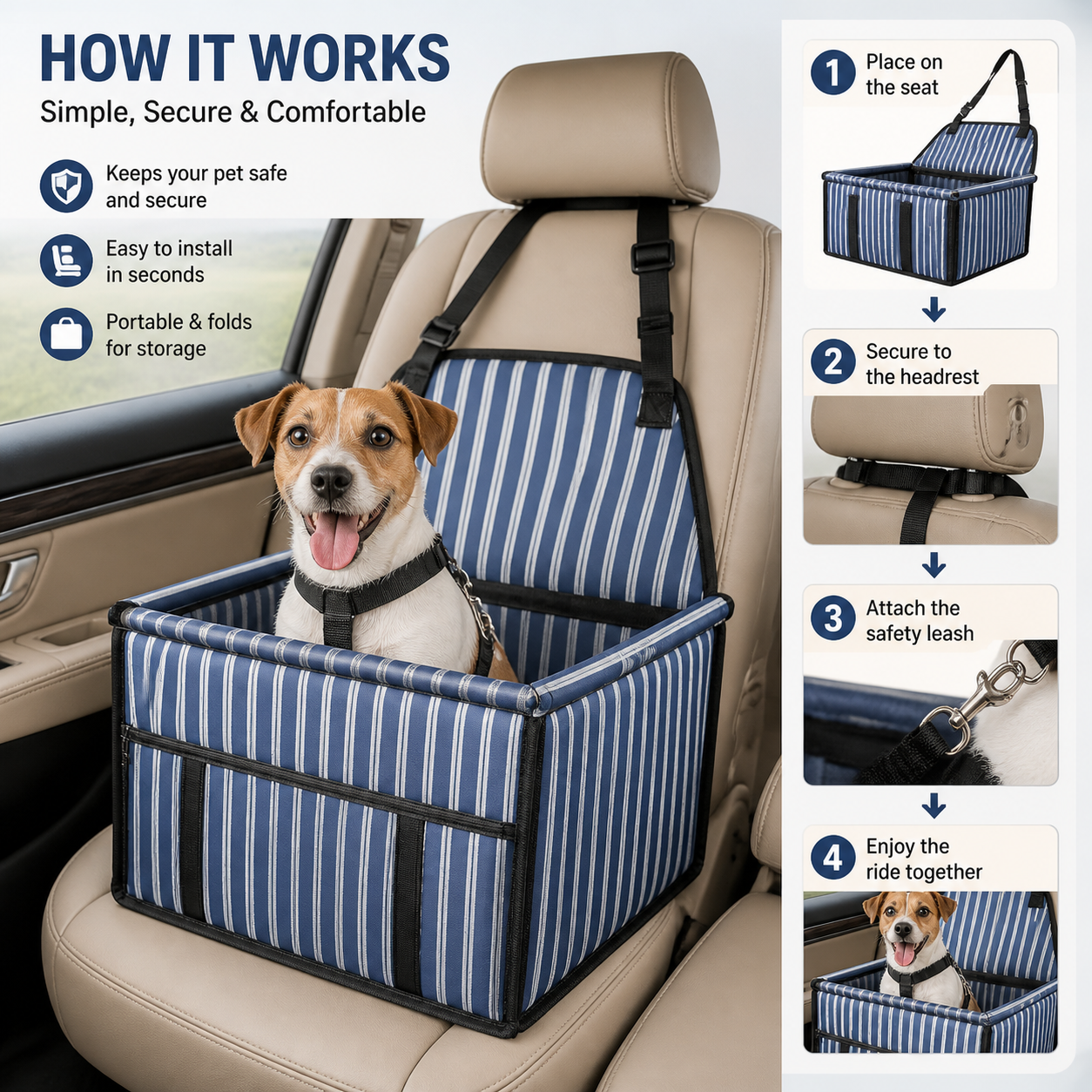 Travel Dog Seat Cover