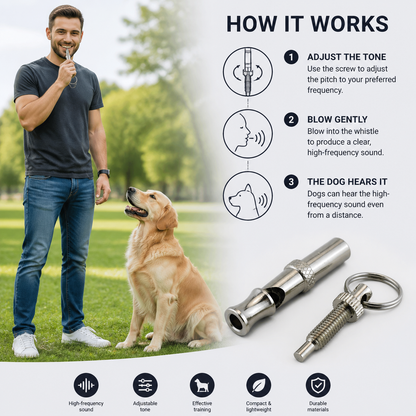 Stainless Steel Dog Whistle