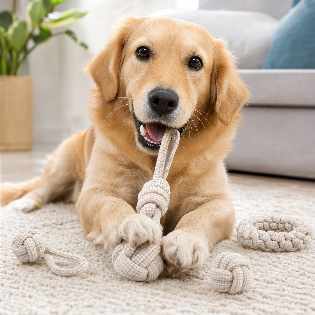 Dog Knot Toy – Fun and Effective Teeth Cleaner