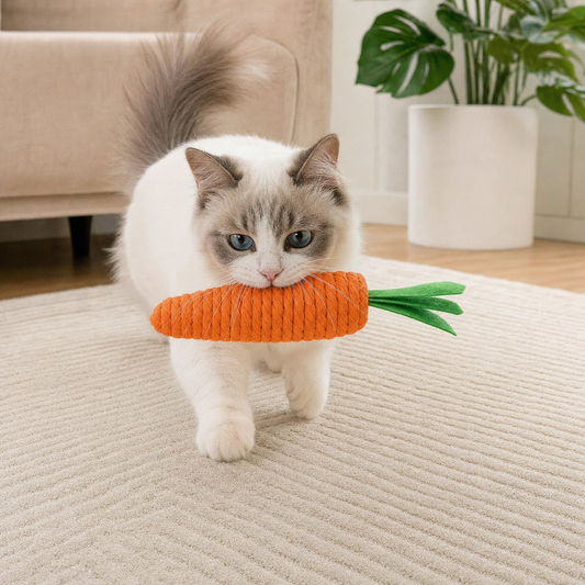 Carrot Bite-Resistant Cat Toy