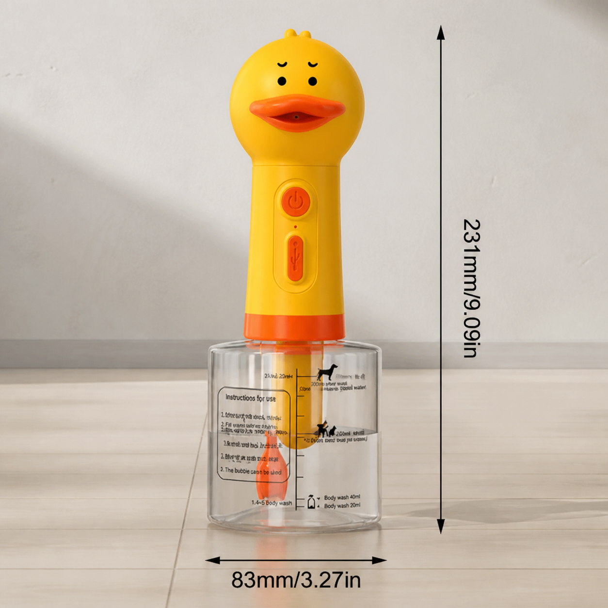 Automatic Duck Pet Foam Sprayer