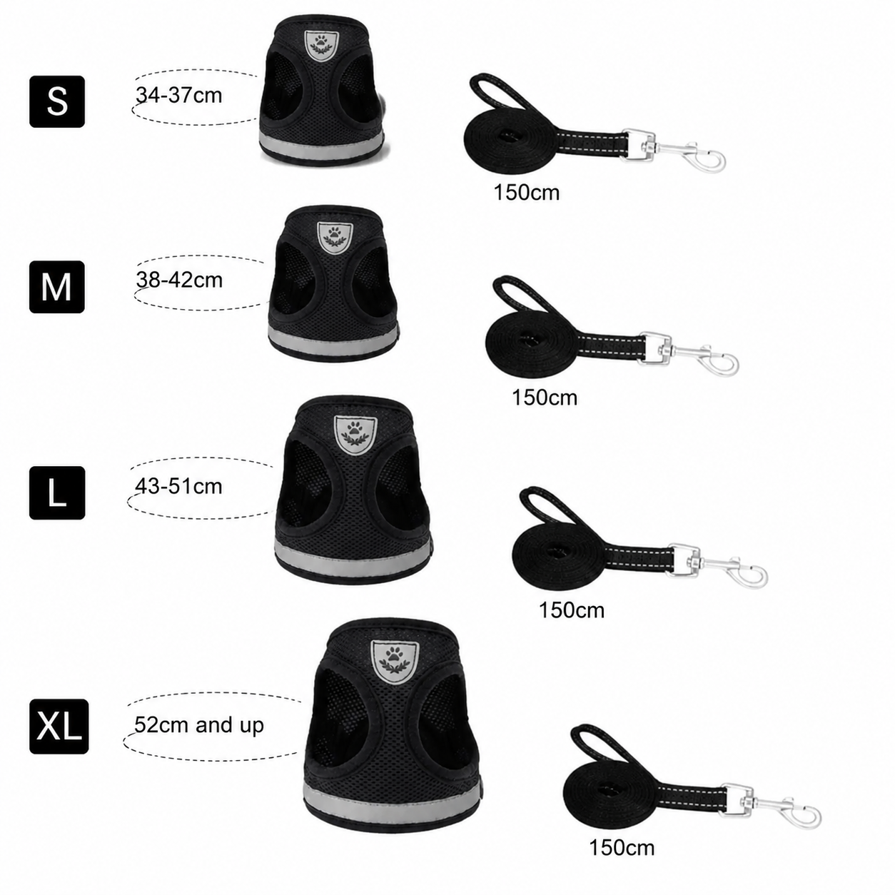 Explorer Harness with Leash