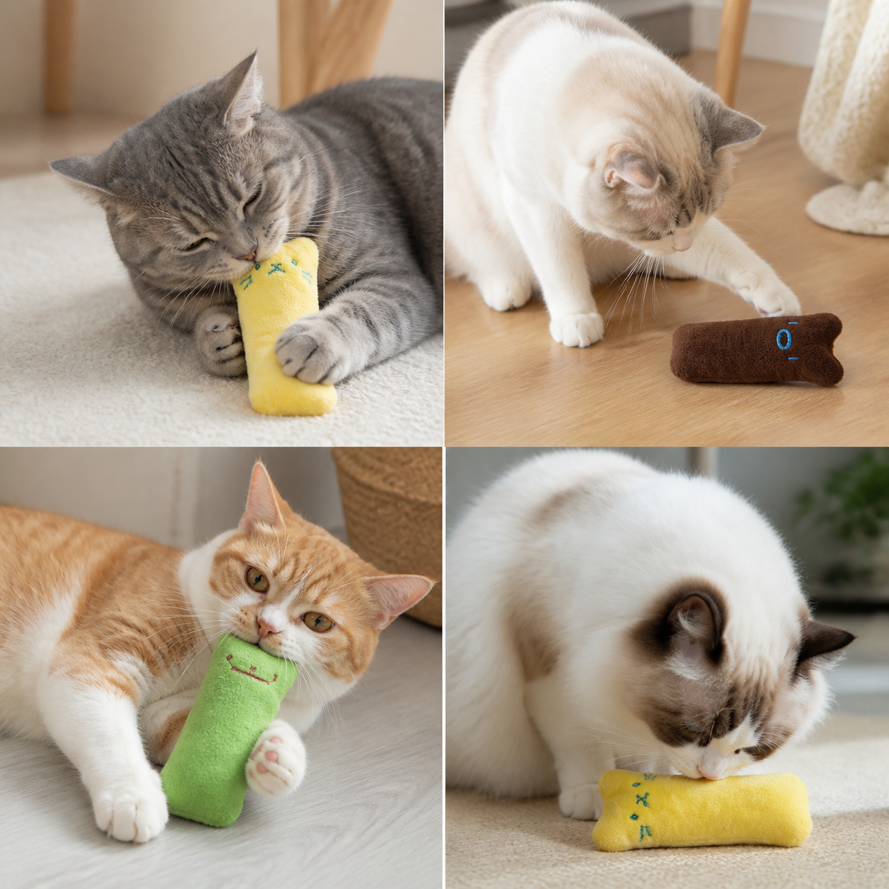 Teeth Grinding Catnip Toys