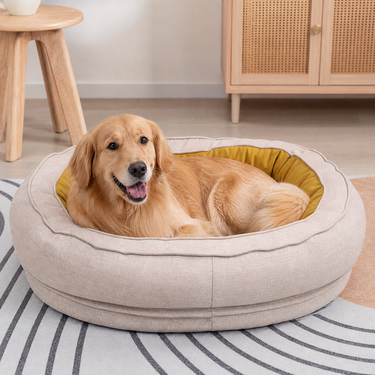 Luxe Orthopedic Dog Bed – SleepNest Comfort