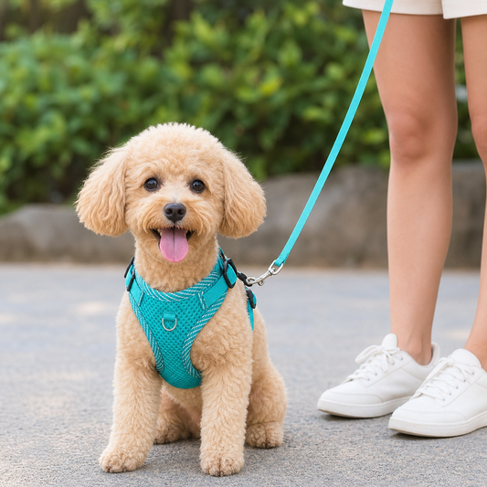 Reflective Dog Harness and Leash Set for Small Dogs – SafeStep