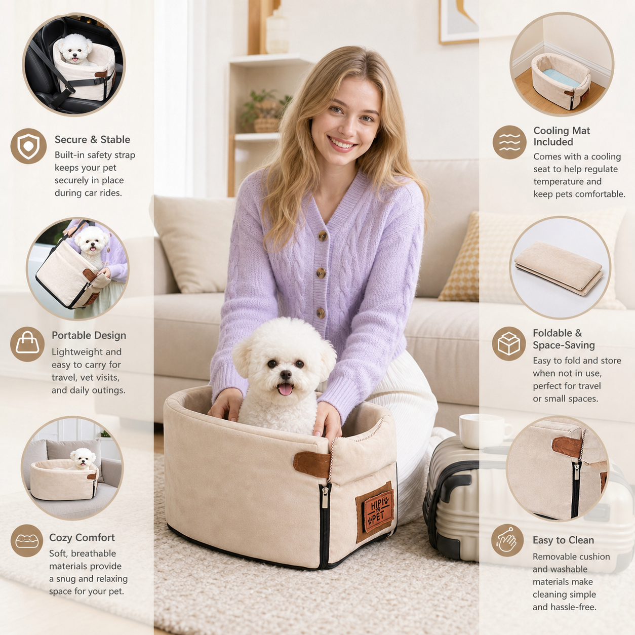 Portable Travel Box for Small Dogs – "DogHaven"