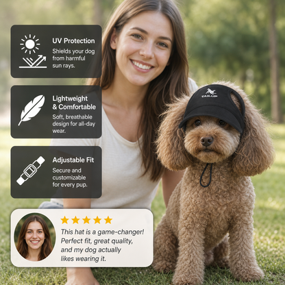 SunSafe Paws – UV Protection Hat for Dogs