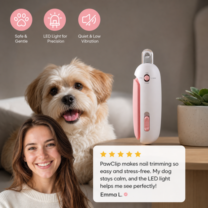 Pet Nail Trimmer with LED Light – PawClip