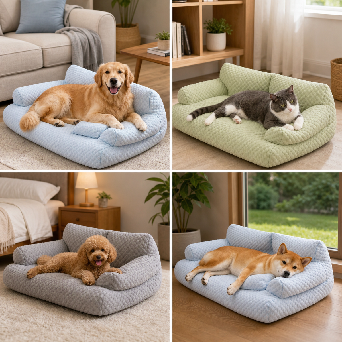 CozyNest Plush Bed – Luxurious Comfort for Pets