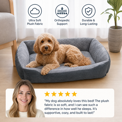 CozyRest Pet Bed – Orthopedic Plush Comfort
