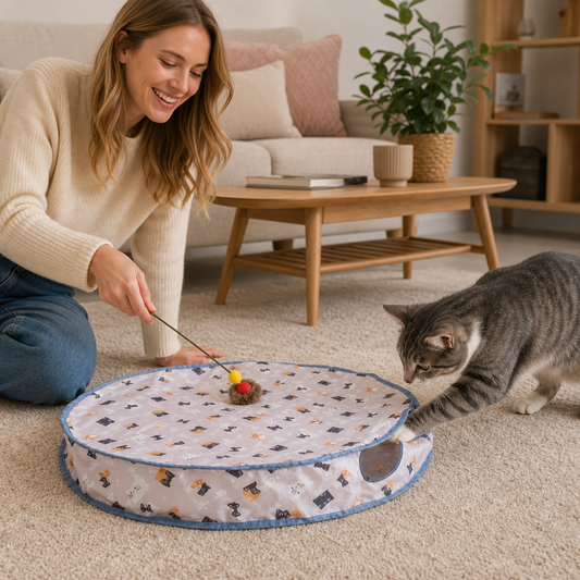 Interactive Hide and Seek Cat Toy