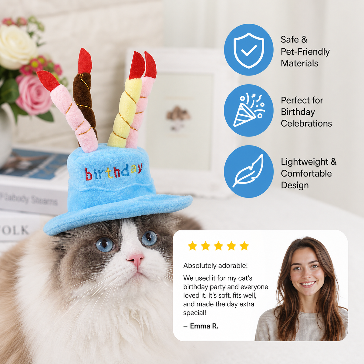 Pet Birthday Hat – PartyPaws