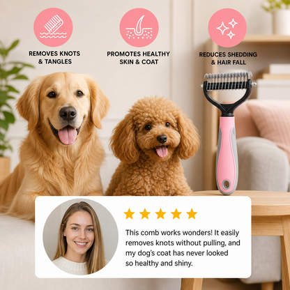 FurCare Pro 2-in-1 Comb – Knot Remover