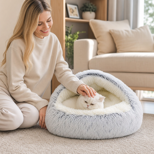 2in1 Cozy Cat Cave