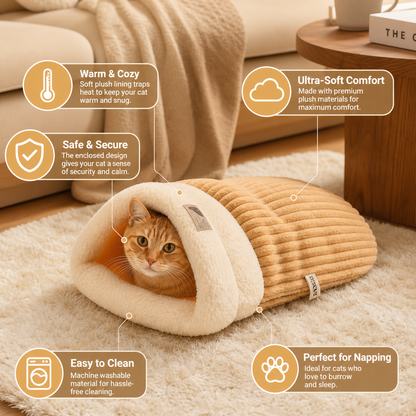Cozy Cat Bed Sleeping Bag
