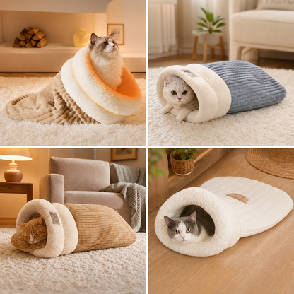 Cozy Cat Bed Sleeping Bag