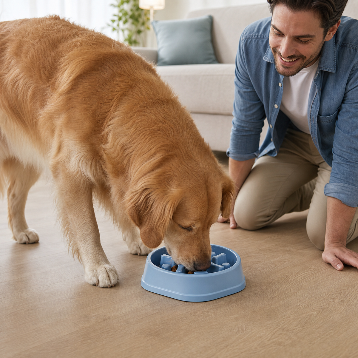 Slow Eating Feeding Station for Dogs