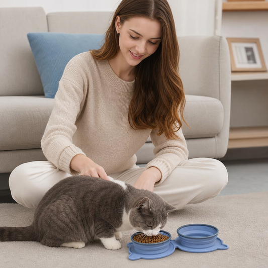 Foldable Travel Feeding Station