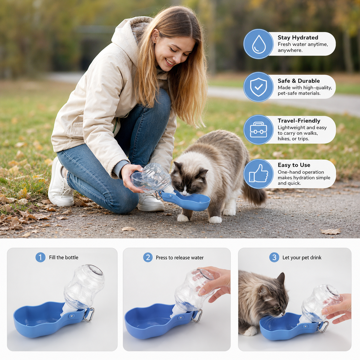 Practical Dog Water Bottle