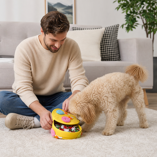 Eco-Friendly Snuffle Box for Pets