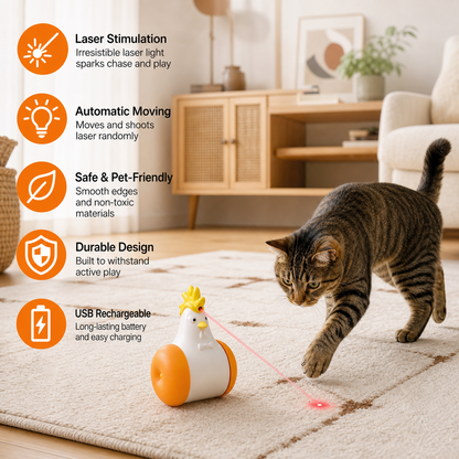 ActivePaws Interaktives Katzenspielzeug mit Laser