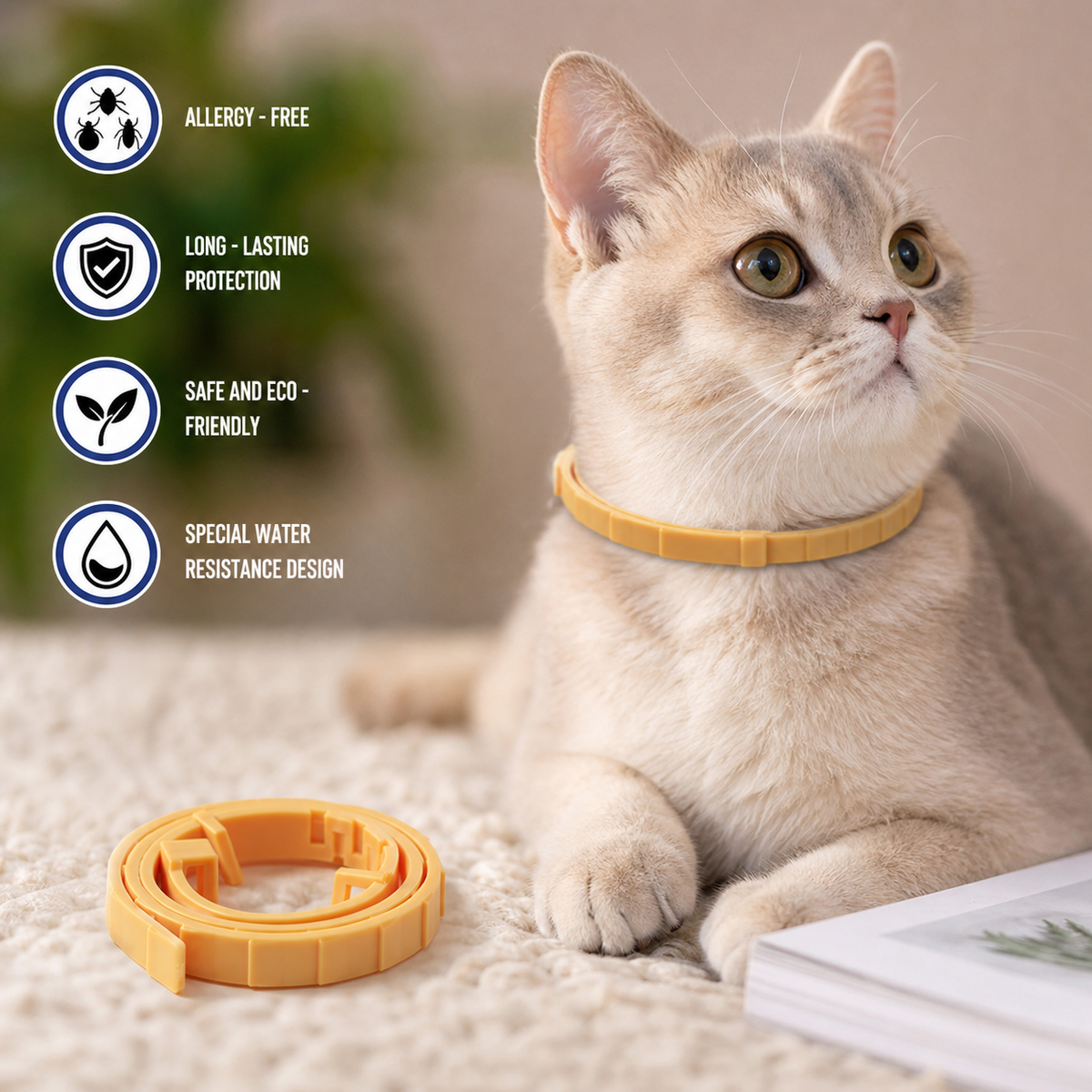 NaturalDefense - 8+ Months Protection against Ticks & Fleas