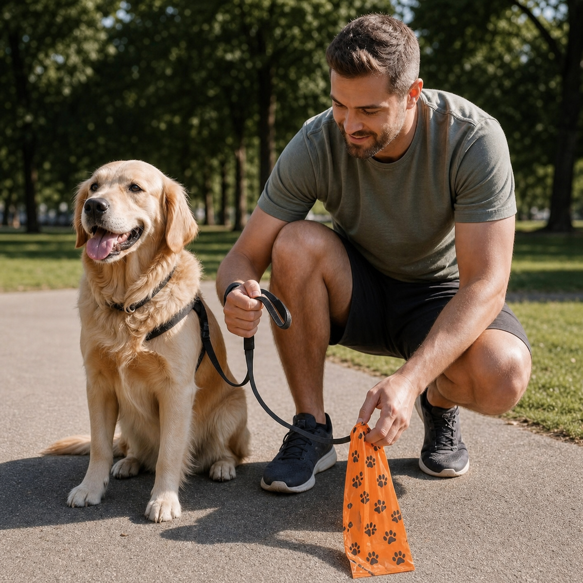 Eco-friendly Poop Bags with Convenient Dispenser