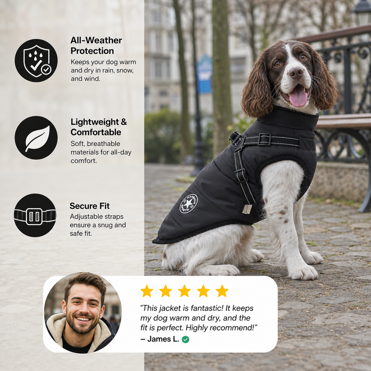 All-Wheather Dog Jacket