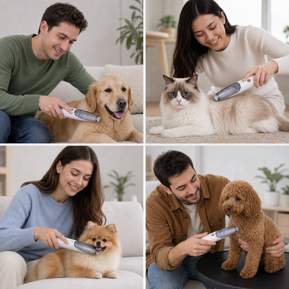 Silent Vacuum Pet Fur Trimming Device