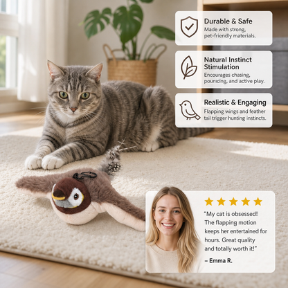 Flapping Bird Cat Toy
