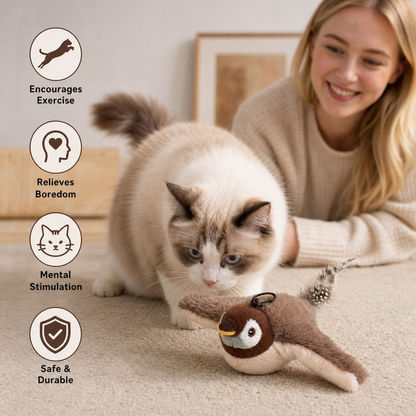 Flapping Bird Cat Toy