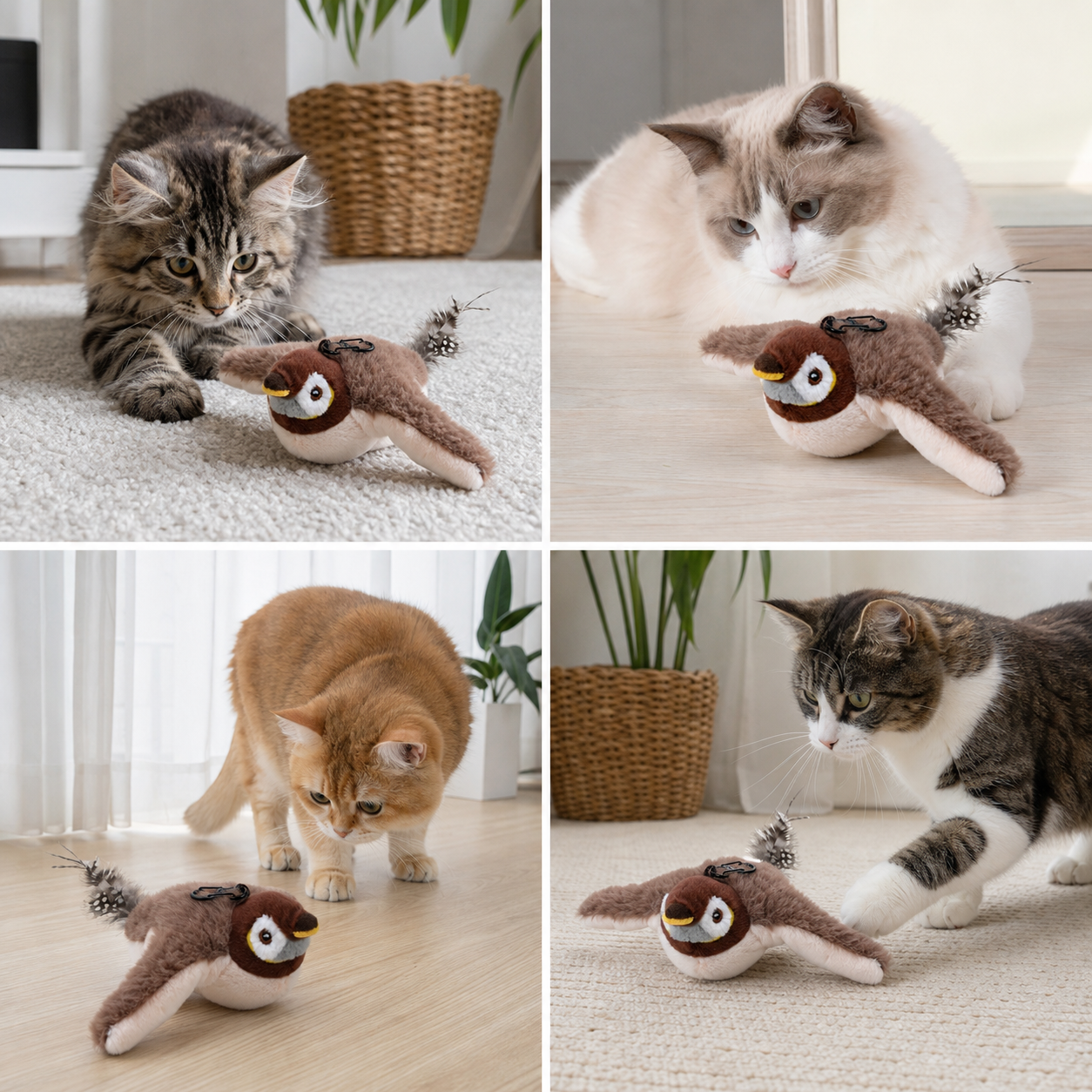 Flapping Bird Cat Toy