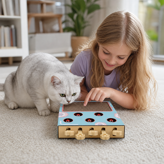 Peek-a-Boo Mulitbox Cat Toy
